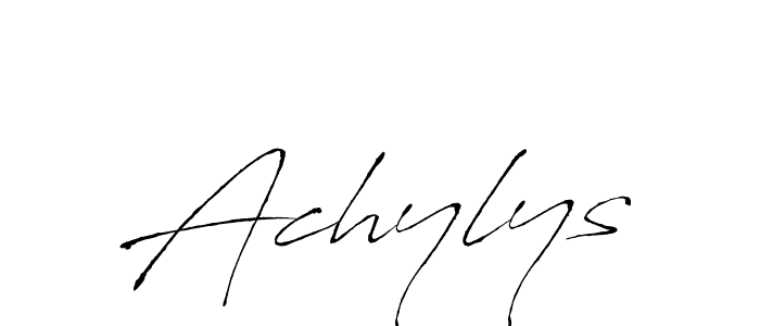 Create a beautiful signature design for name Achylys. With this signature (Antro_Vectra) fonts, you can make a handwritten signature for free. Achylys signature style 6 images and pictures png