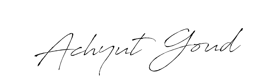 Once you've used our free online signature maker to create your best signature Antro_Vectra style, it's time to enjoy all of the benefits that Achyut Goud name signing documents. Achyut Goud signature style 6 images and pictures png