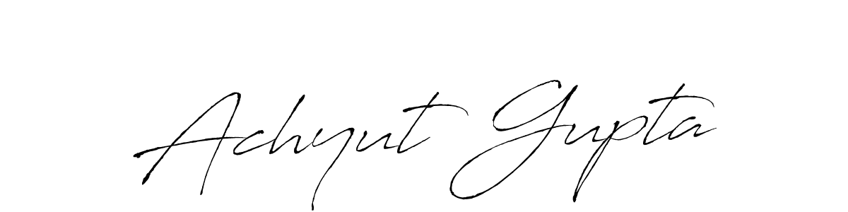 You can use this online signature creator to create a handwritten signature for the name Achyut Gupta. This is the best online autograph maker. Achyut Gupta signature style 6 images and pictures png