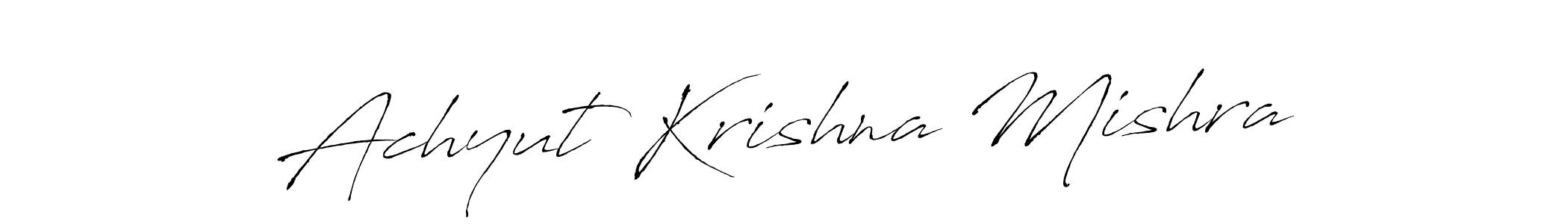 Make a short Achyut Krishna Mishra signature style. Manage your documents anywhere anytime using Antro_Vectra. Create and add eSignatures, submit forms, share and send files easily. Achyut Krishna Mishra signature style 6 images and pictures png
