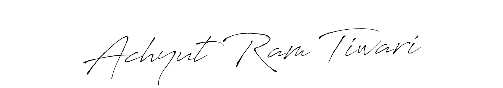 You should practise on your own different ways (Antro_Vectra) to write your name (Achyut Ram Tiwari) in signature. don't let someone else do it for you. Achyut Ram Tiwari signature style 6 images and pictures png