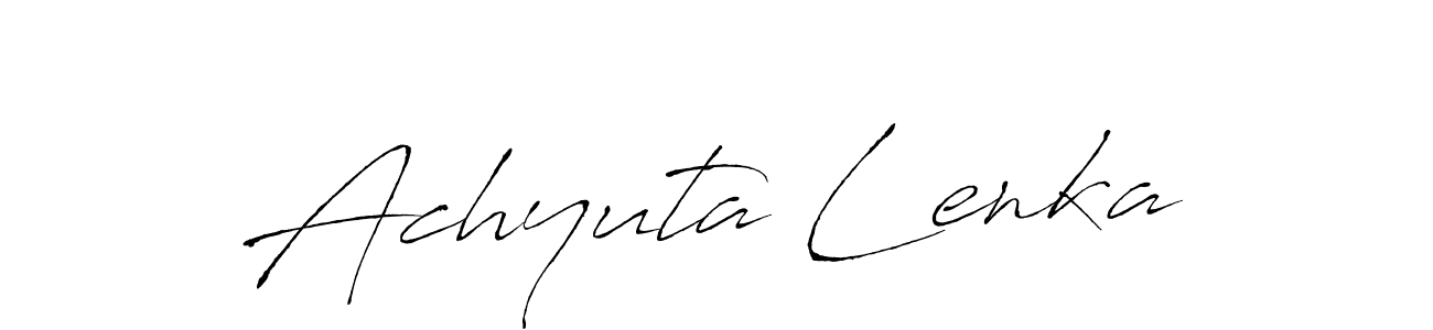 Also You can easily find your signature by using the search form. We will create Achyuta Lenka name handwritten signature images for you free of cost using Antro_Vectra sign style. Achyuta Lenka signature style 6 images and pictures png