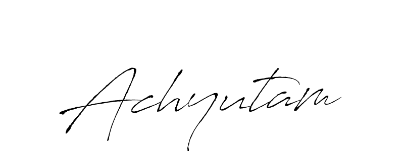 Also we have Achyutam name is the best signature style. Create professional handwritten signature collection using Antro_Vectra autograph style. Achyutam signature style 6 images and pictures png