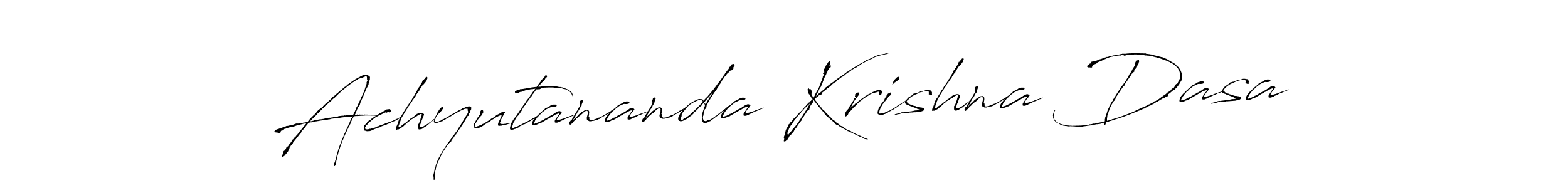 You should practise on your own different ways (Antro_Vectra) to write your name (Achyutananda Krishna Dasa) in signature. don't let someone else do it for you. Achyutananda Krishna Dasa signature style 6 images and pictures png