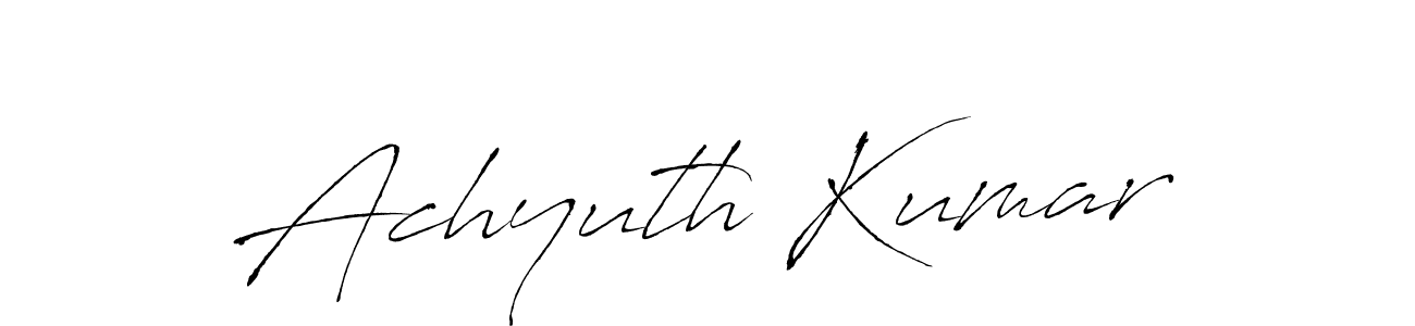 Make a beautiful signature design for name Achyuth Kumar. Use this online signature maker to create a handwritten signature for free. Achyuth Kumar signature style 6 images and pictures png