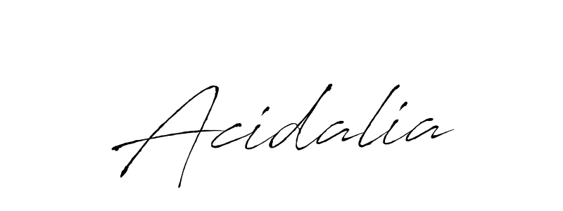 Create a beautiful signature design for name Acidalia. With this signature (Antro_Vectra) fonts, you can make a handwritten signature for free. Acidalia signature style 6 images and pictures png