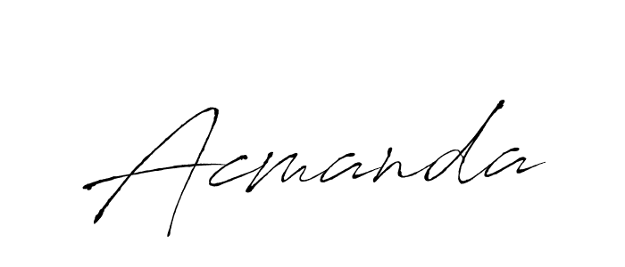 It looks lik you need a new signature style for name Acmanda. Design unique handwritten (Antro_Vectra) signature with our free signature maker in just a few clicks. Acmanda signature style 6 images and pictures png