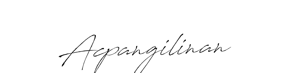 This is the best signature style for the Acpangilinan name. Also you like these signature font (Antro_Vectra). Mix name signature. Acpangilinan signature style 6 images and pictures png