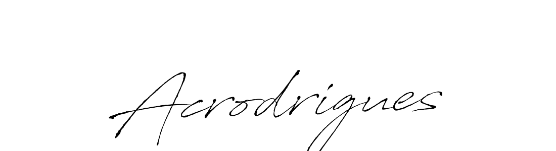 Also we have Acrodrigues name is the best signature style. Create professional handwritten signature collection using Antro_Vectra autograph style. Acrodrigues signature style 6 images and pictures png