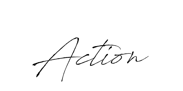 Create a beautiful signature design for name Action. With this signature (Antro_Vectra) fonts, you can make a handwritten signature for free. Action signature style 6 images and pictures png