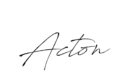 You should practise on your own different ways (Antro_Vectra) to write your name (Acton) in signature. don't let someone else do it for you. Acton signature style 6 images and pictures png