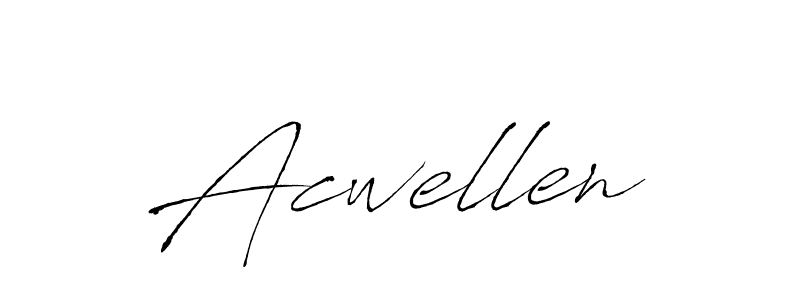 Here are the top 10 professional signature styles for the name Acwellen. These are the best autograph styles you can use for your name. Acwellen signature style 6 images and pictures png