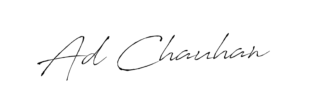 if you are searching for the best signature style for your name Ad Chauhan. so please give up your signature search. here we have designed multiple signature styles  using Antro_Vectra. Ad Chauhan signature style 6 images and pictures png