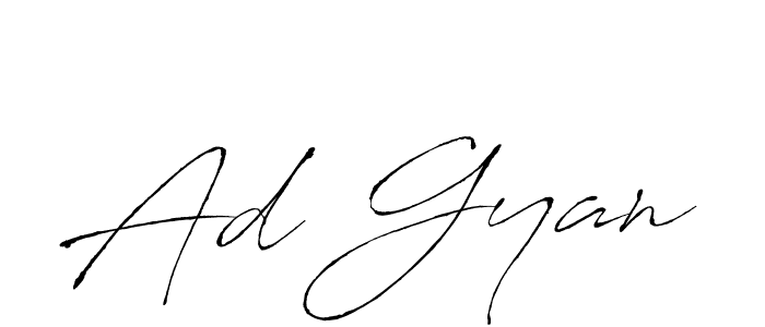 Design your own signature with our free online signature maker. With this signature software, you can create a handwritten (Antro_Vectra) signature for name Ad Gyan. Ad Gyan signature style 6 images and pictures png