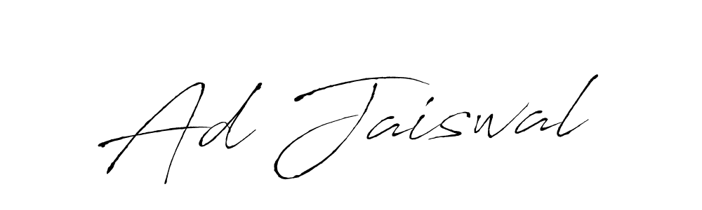 if you are searching for the best signature style for your name Ad Jaiswal. so please give up your signature search. here we have designed multiple signature styles  using Antro_Vectra. Ad Jaiswal signature style 6 images and pictures png