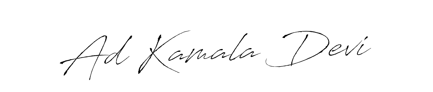 Use a signature maker to create a handwritten signature online. With this signature software, you can design (Antro_Vectra) your own signature for name Ad Kamala Devi. Ad Kamala Devi signature style 6 images and pictures png