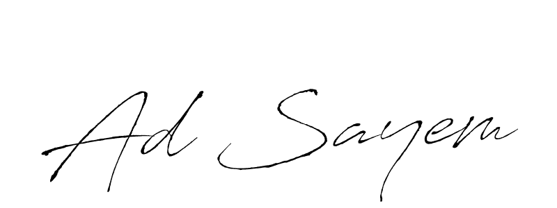 Once you've used our free online signature maker to create your best signature Antro_Vectra style, it's time to enjoy all of the benefits that Ad Sayem name signing documents. Ad Sayem signature style 6 images and pictures png
