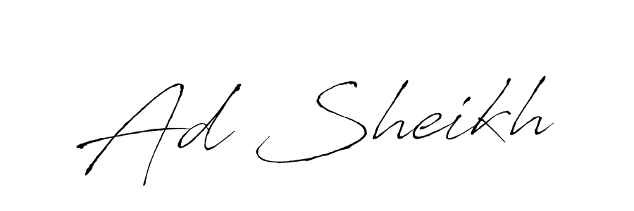 Similarly Antro_Vectra is the best handwritten signature design. Signature creator online .You can use it as an online autograph creator for name Ad Sheikh. Ad Sheikh signature style 6 images and pictures png