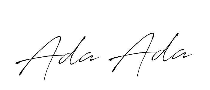 How to make Ada Ada signature? Antro_Vectra is a professional autograph style. Create handwritten signature for Ada Ada name. Ada Ada signature style 6 images and pictures png