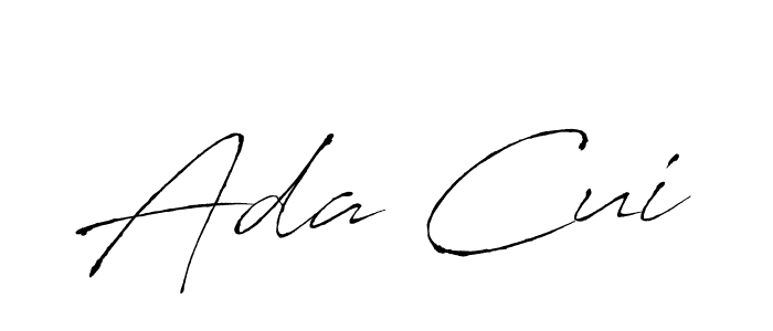 if you are searching for the best signature style for your name Ada Cui. so please give up your signature search. here we have designed multiple signature styles  using Antro_Vectra. Ada Cui signature style 6 images and pictures png