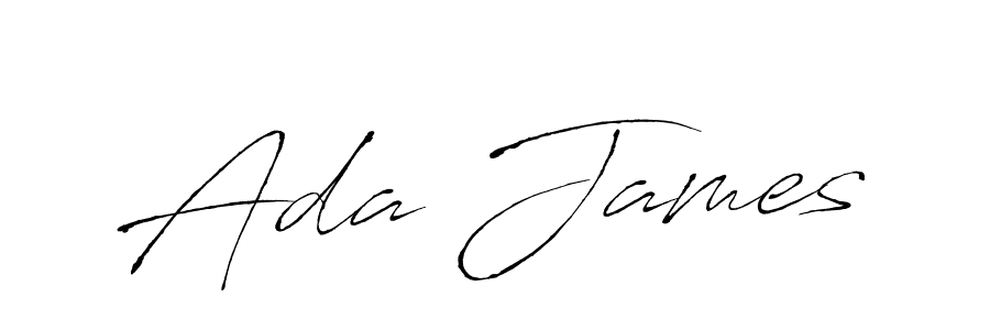 Make a beautiful signature design for name Ada James. With this signature (Antro_Vectra) style, you can create a handwritten signature for free. Ada James signature style 6 images and pictures png