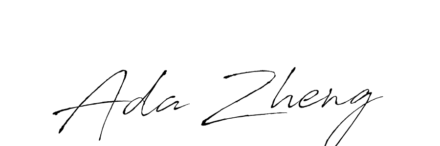 You should practise on your own different ways (Antro_Vectra) to write your name (Ada Zheng) in signature. don't let someone else do it for you. Ada Zheng signature style 6 images and pictures png