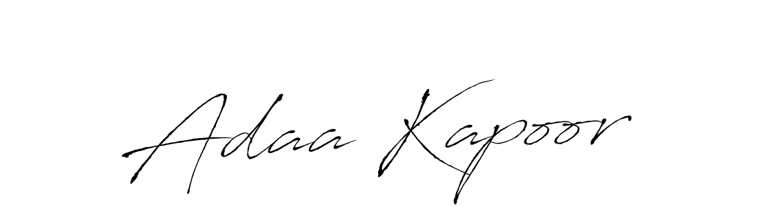 You should practise on your own different ways (Antro_Vectra) to write your name (Adaa Kapoor) in signature. don't let someone else do it for you. Adaa Kapoor signature style 6 images and pictures png