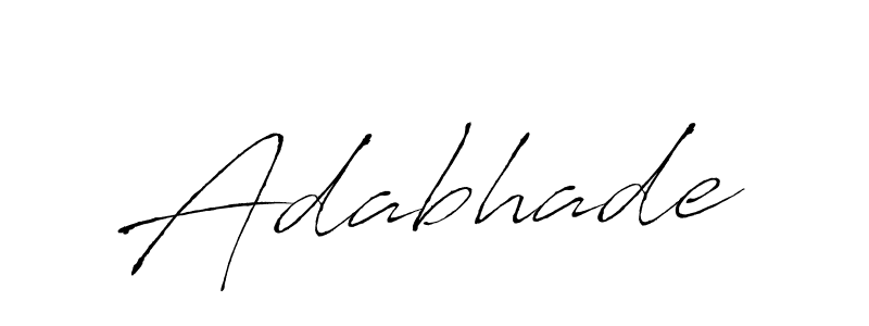 Create a beautiful signature design for name Adabhade. With this signature (Antro_Vectra) fonts, you can make a handwritten signature for free. Adabhade signature style 6 images and pictures png