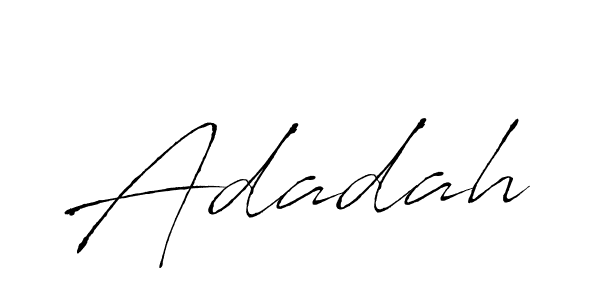 Adadah stylish signature style. Best Handwritten Sign (Antro_Vectra) for my name. Handwritten Signature Collection Ideas for my name Adadah. Adadah signature style 6 images and pictures png