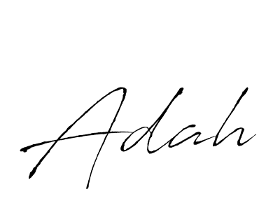 Adah stylish signature style. Best Handwritten Sign (Antro_Vectra) for my name. Handwritten Signature Collection Ideas for my name Adah. Adah signature style 6 images and pictures png