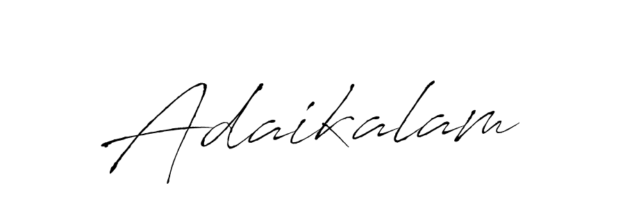 How to make Adaikalam signature? Antro_Vectra is a professional autograph style. Create handwritten signature for Adaikalam name. Adaikalam signature style 6 images and pictures png