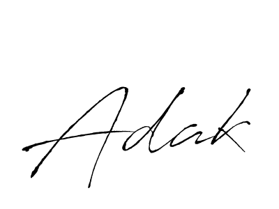 How to make Adak name signature. Use Antro_Vectra style for creating short signs online. This is the latest handwritten sign. Adak signature style 6 images and pictures png