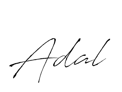 How to make Adal signature? Antro_Vectra is a professional autograph style. Create handwritten signature for Adal name. Adal signature style 6 images and pictures png