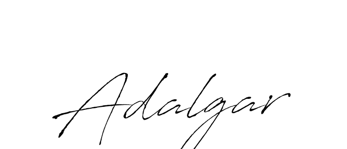 Make a beautiful signature design for name Adalgar. With this signature (Antro_Vectra) style, you can create a handwritten signature for free. Adalgar signature style 6 images and pictures png