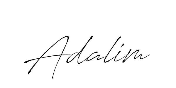 You should practise on your own different ways (Antro_Vectra) to write your name (Adalim) in signature. don't let someone else do it for you. Adalim signature style 6 images and pictures png