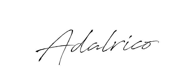 Design your own signature with our free online signature maker. With this signature software, you can create a handwritten (Antro_Vectra) signature for name Adalrico. Adalrico signature style 6 images and pictures png