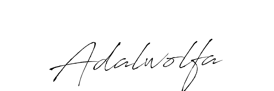 Use a signature maker to create a handwritten signature online. With this signature software, you can design (Antro_Vectra) your own signature for name Adalwolfa. Adalwolfa signature style 6 images and pictures png