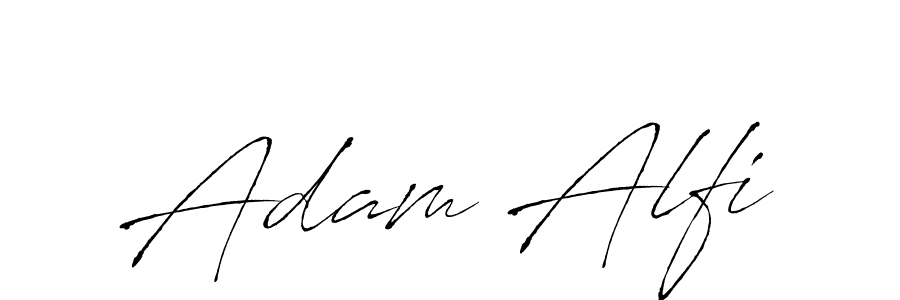 Antro_Vectra is a professional signature style that is perfect for those who want to add a touch of class to their signature. It is also a great choice for those who want to make their signature more unique. Get Adam Alfi name to fancy signature for free. Adam Alfi signature style 6 images and pictures png