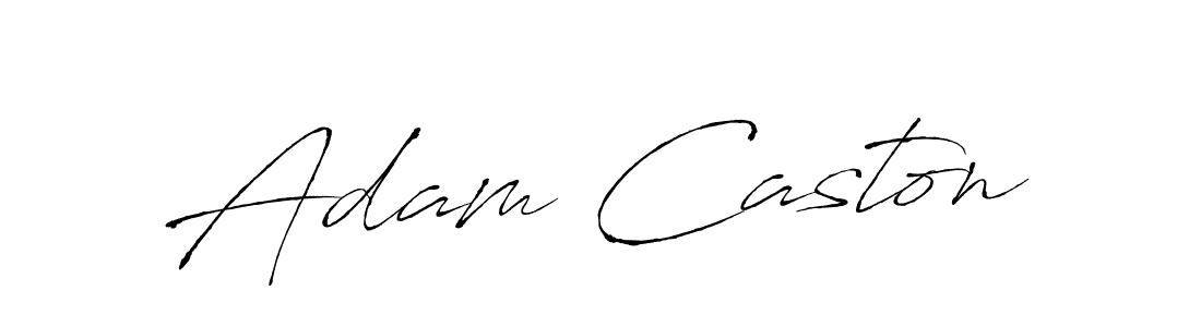 Design your own signature with our free online signature maker. With this signature software, you can create a handwritten (Antro_Vectra) signature for name Adam Caston. Adam Caston signature style 6 images and pictures png