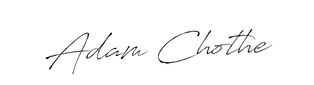 Create a beautiful signature design for name Adam Chothe. With this signature (Antro_Vectra) fonts, you can make a handwritten signature for free. Adam Chothe signature style 6 images and pictures png