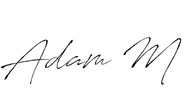 Also You can easily find your signature by using the search form. We will create Adam M name handwritten signature images for you free of cost using Antro_Vectra sign style. Adam M signature style 6 images and pictures png