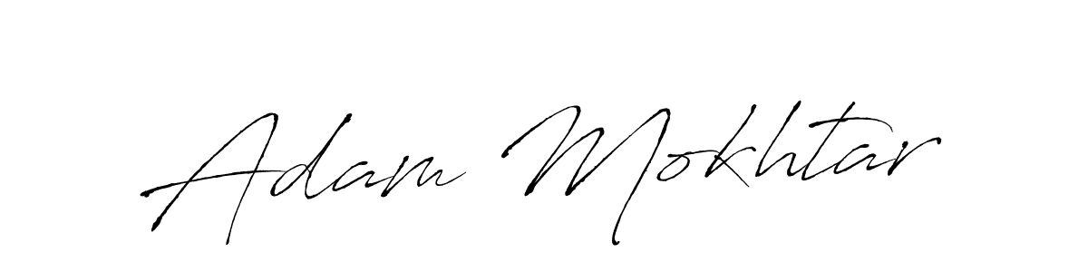 Antro_Vectra is a professional signature style that is perfect for those who want to add a touch of class to their signature. It is also a great choice for those who want to make their signature more unique. Get Adam Mokhtar name to fancy signature for free. Adam Mokhtar signature style 6 images and pictures png