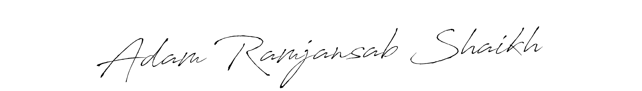 Also You can easily find your signature by using the search form. We will create Adam Ramjansab Shaikh name handwritten signature images for you free of cost using Antro_Vectra sign style. Adam Ramjansab Shaikh signature style 6 images and pictures png