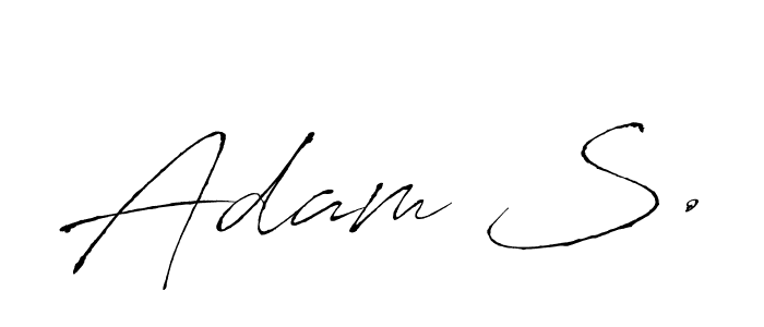 Create a beautiful signature design for name Adam S.. With this signature (Antro_Vectra) fonts, you can make a handwritten signature for free. Adam S. signature style 6 images and pictures png