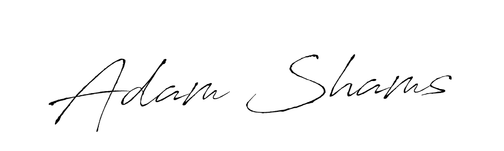 It looks lik you need a new signature style for name Adam Shams. Design unique handwritten (Antro_Vectra) signature with our free signature maker in just a few clicks. Adam Shams signature style 6 images and pictures png