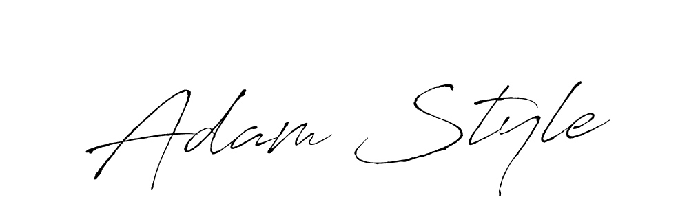 Adam Style stylish signature style. Best Handwritten Sign (Antro_Vectra) for my name. Handwritten Signature Collection Ideas for my name Adam Style. Adam Style signature style 6 images and pictures png