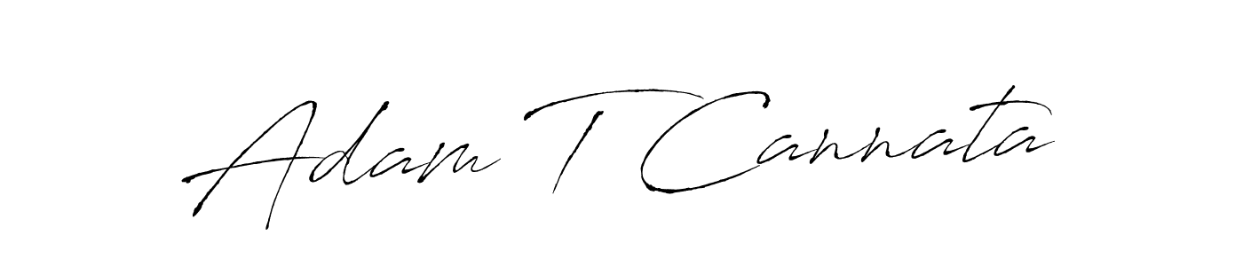 Create a beautiful signature design for name Adam T Cannata. With this signature (Antro_Vectra) fonts, you can make a handwritten signature for free. Adam T Cannata signature style 6 images and pictures png