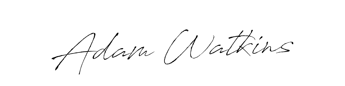 Use a signature maker to create a handwritten signature online. With this signature software, you can design (Antro_Vectra) your own signature for name Adam Watkins. Adam Watkins signature style 6 images and pictures png