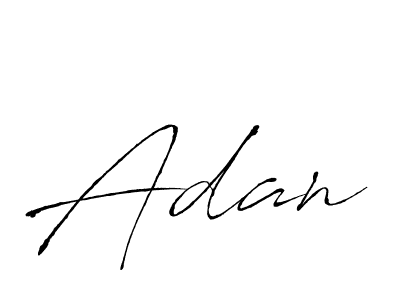 Antro_Vectra is a professional signature style that is perfect for those who want to add a touch of class to their signature. It is also a great choice for those who want to make their signature more unique. Get Adan name to fancy signature for free. Adan signature style 6 images and pictures png