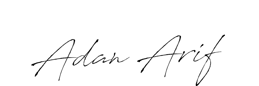 Also we have Adan Arif name is the best signature style. Create professional handwritten signature collection using Antro_Vectra autograph style. Adan Arif signature style 6 images and pictures png